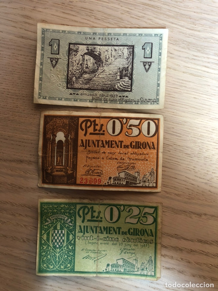 Billetes locales: Girona 1/0&rsquo;25/0&rsquo;50 pts - Foto 1