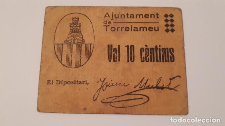 Billetes locales: Billete de Torrelameu - 10 c&eacute;ntimos - Foto 1