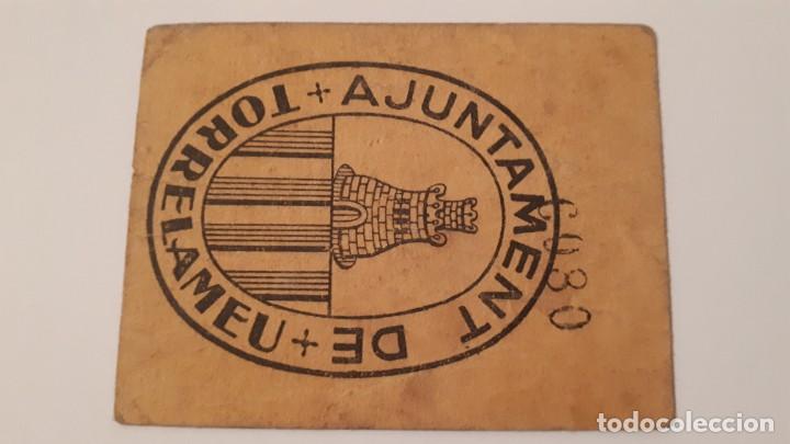 Billetes locales: Billete de Torrelameu - 10 c&eacute;ntimos - Foto 2