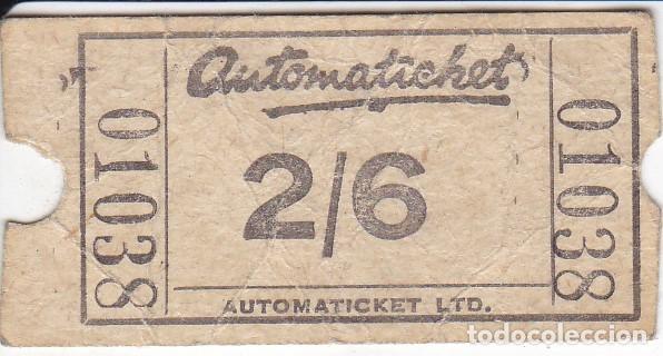 Billetes locales: BILLETE AUTOMATICHET  2/6 AUTOMATICKET LTD. - Foto 1
