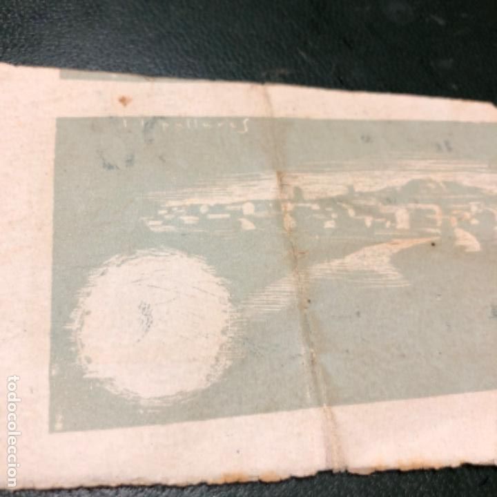 Billetes locales: Billete con fallos de 50 c&eacute;ntimos de 1937 Almacelles - Foto 5