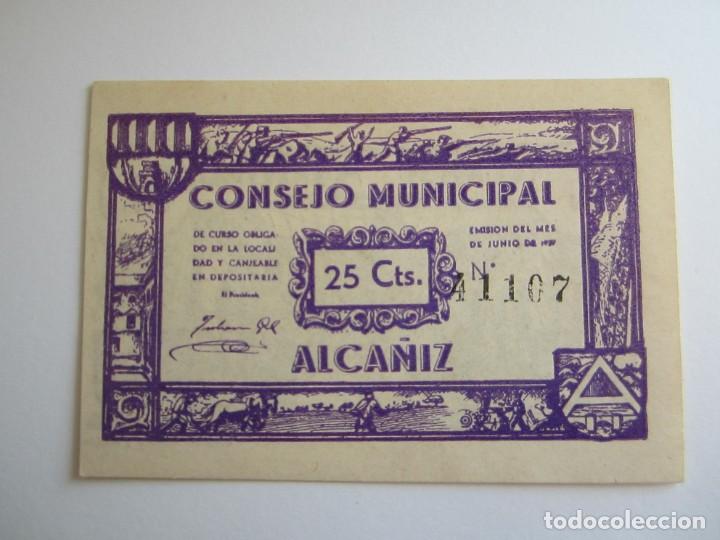 Billetes locales: 25 CENTIMOS DE ALCA&Ntilde;IZ ORIGINAL-41107 SC - Foto 1