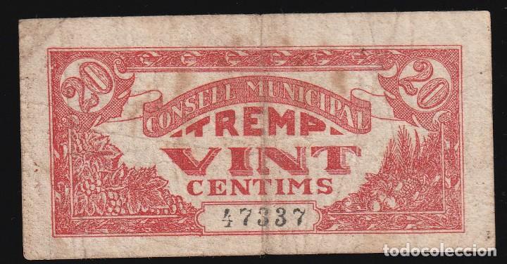 Billetes locales: Tremp (L&eacute;rida) 20 c&eacute;ntimos - Foto 1