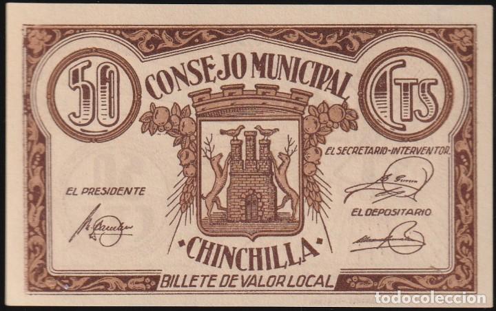 Billetes locales: Chinchilla Albacete 50 Centimos. - Foto 1
