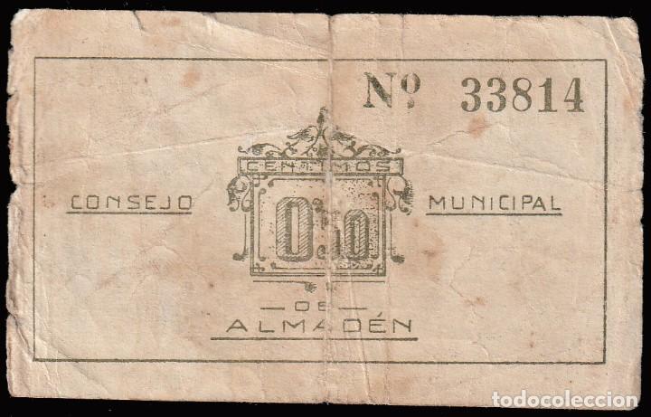 Billetes locales: Almaden (C. Real) 50 c&eacute;ntimos. - Foto 2
