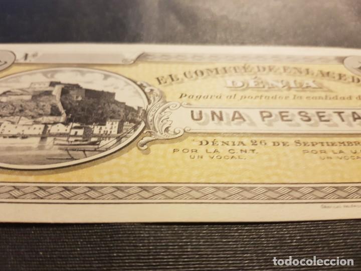 Billetes locales: 1936, 1 peseta, Denia, SC - Foto 3