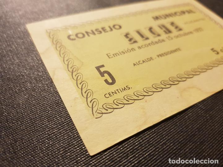 Billetes locales: 1937, 5 centimos, Elche - Foto 10