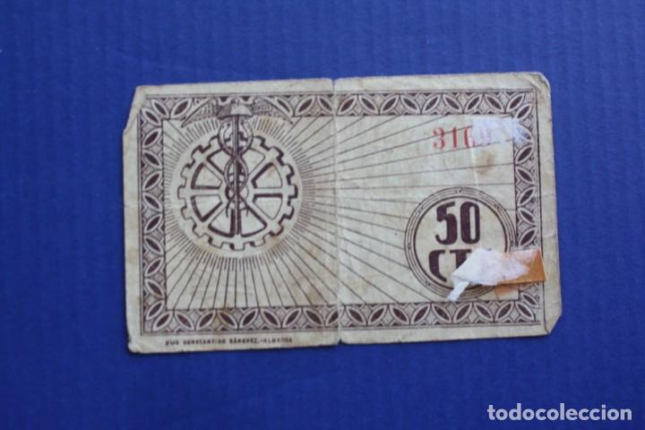 Billetes locales: CHINCHILLA - 50 CENTIMOS 1937 BC- - Foto 2