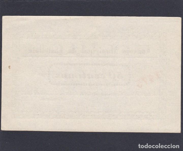 Billetes locales: CASTELLOTE (TERUEL) 50 CENTIMOS - SIN CIRCULAR - Foto 2