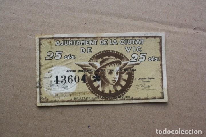 Billetes locales: AJUNTAMENT DE LA CIUTAC DE VIC - Foto 1
