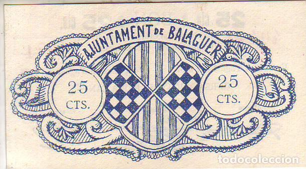 Billetes locales: AJUNTAMENT DE BALAGUER - Foto 2