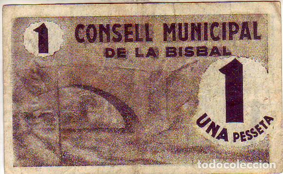 Billetes locales: CONSELL MUNICIPAL DE LA BISBAL - Foto 1