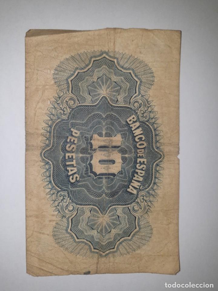 Billetes locales: 10 Ptas 1935 - Foto 2