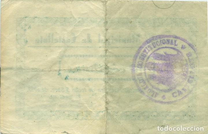 Billetes locales: 50 CTMS. DEL C.M. DE CASTELLOTE - Foto 2