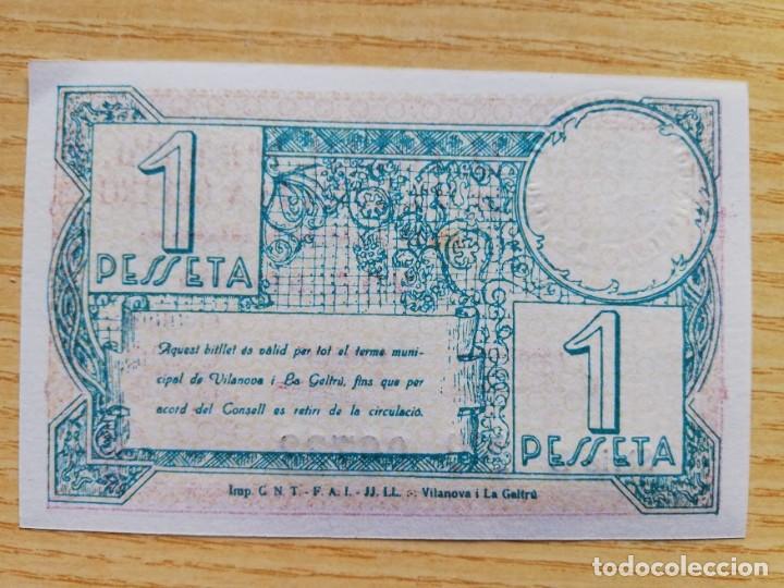 Billetes locales: Billete vilanova y la geltru - Foto 4