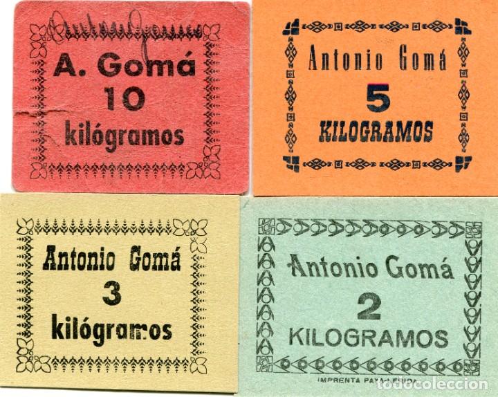 Billetes locales: 4 VALES DIFERENTES ( BLO57 ) - Foto 1
