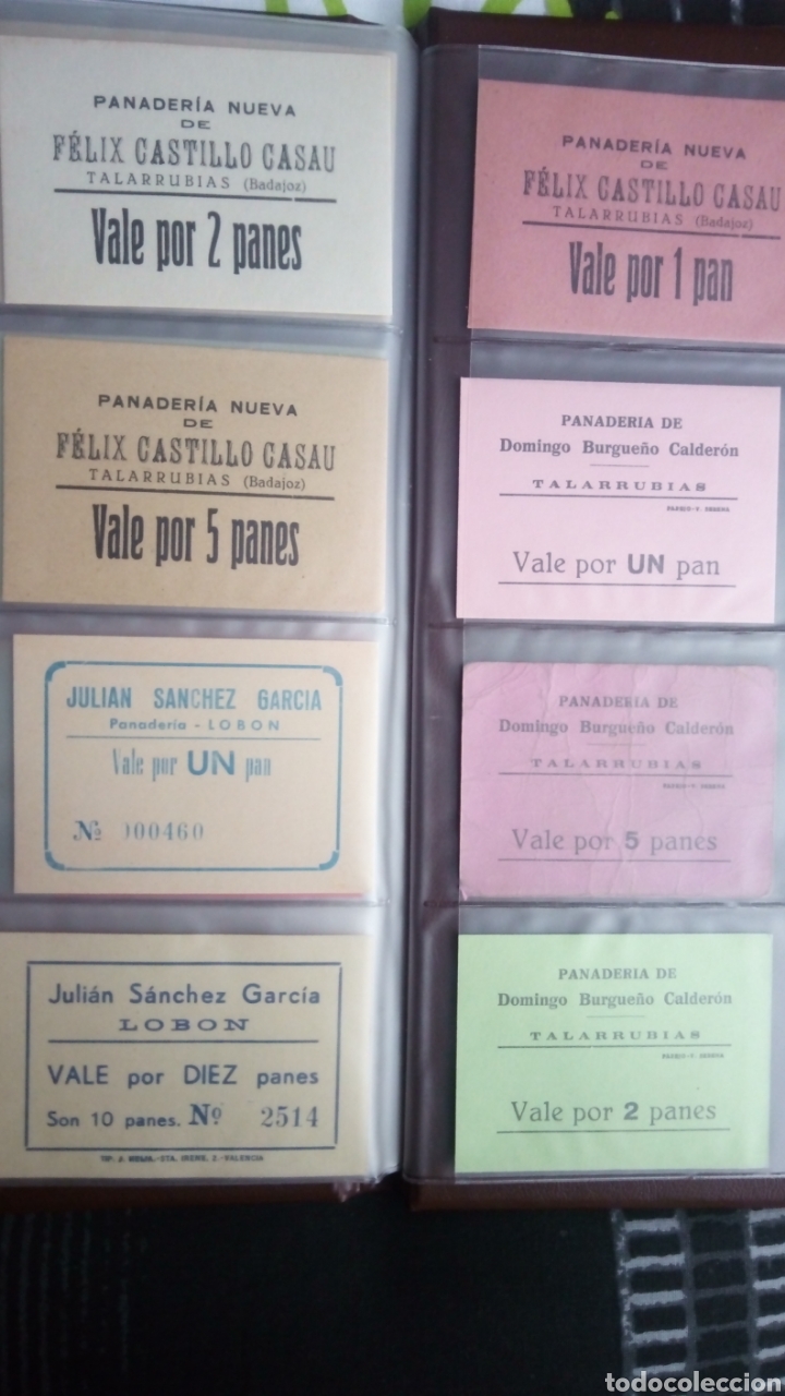 Billetes locales: 48 vales de pan diferentes - Foto 1