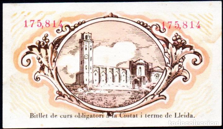 Billetes locales: LLEIDA (LERIDA) - 50 CENTIMOS 1937 - SIN CIRCULAR - Foto 2