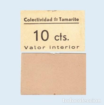 Billetes locales: 10 CENTIMOS COLECTIVIDAD DE TAMARITE ( MB5332 ) - Foto 1