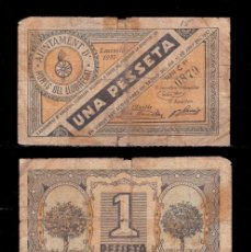 Billetes locales: HORTS DEL LLOBREGAT - 1 PESETA - JUNIO 1937. Lote 368923541