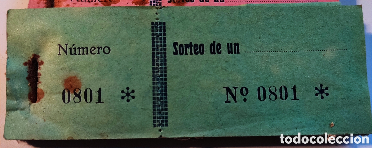 Billetes locales: Tacos vale - Sorteo - Castell&oacute;n - Foto 1