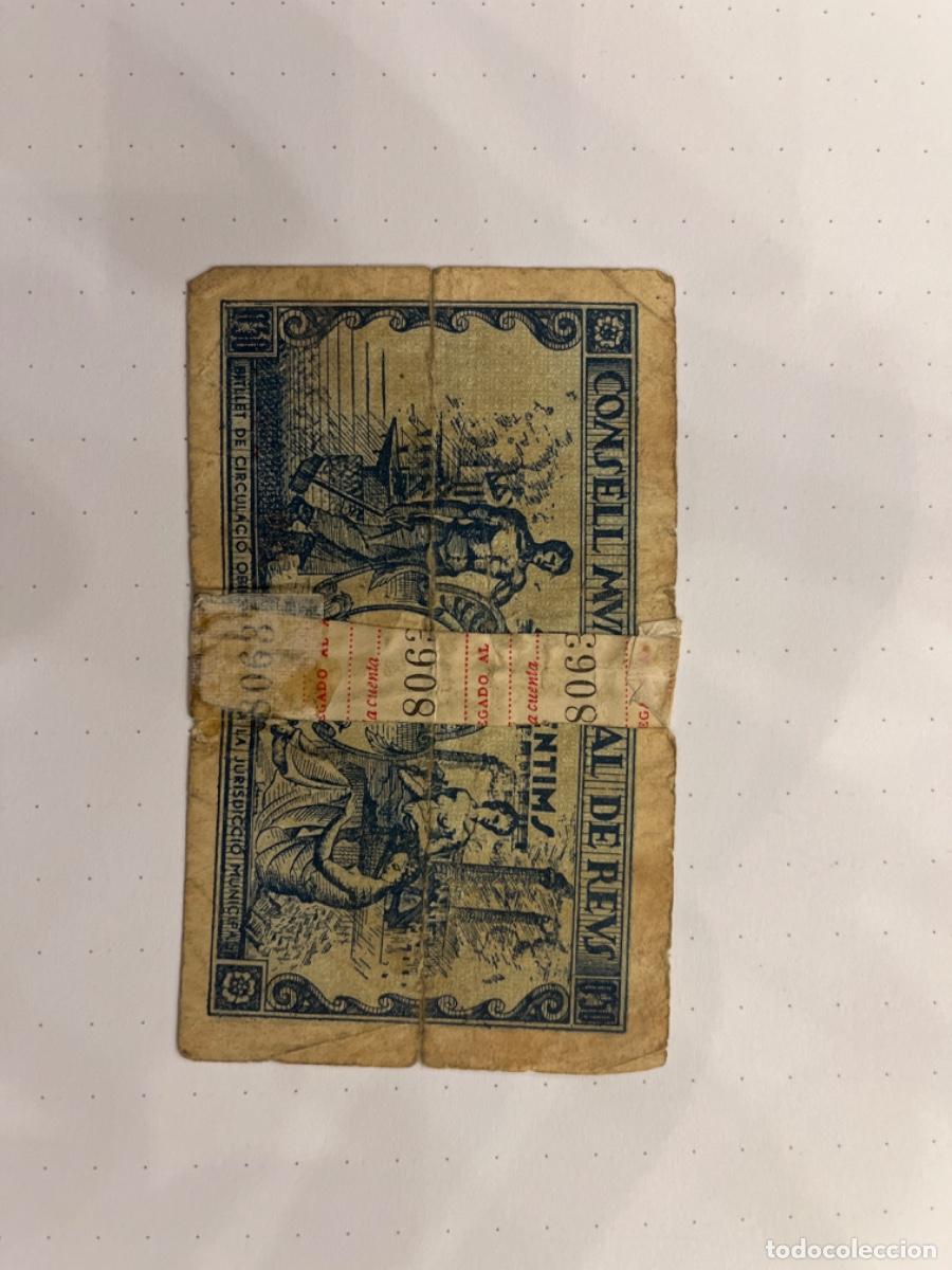 Billetes locales: Billete local consell de Reus - Foto 2
