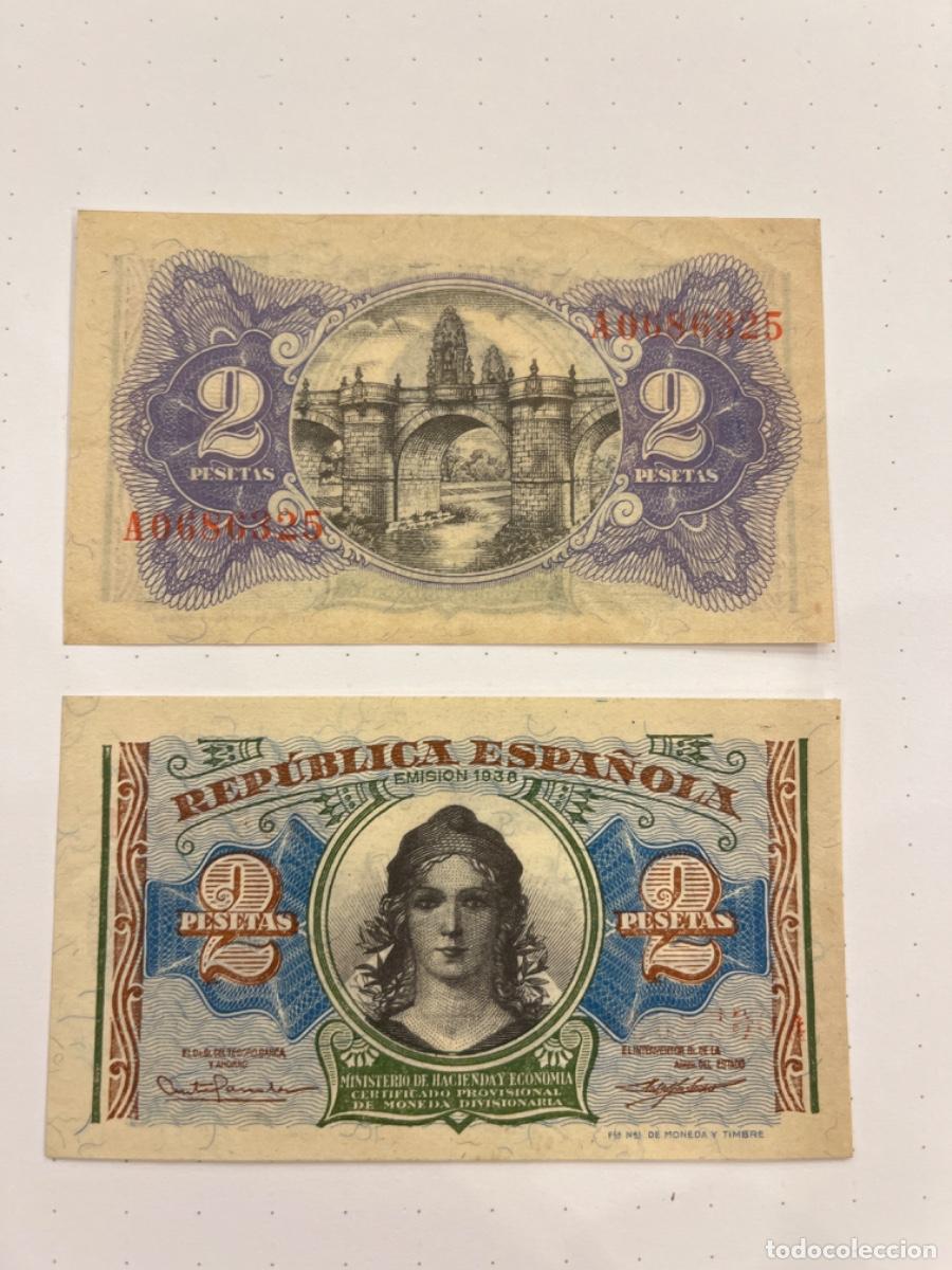 Billetes locales: Billetes 2 republica 1937 - Foto 1