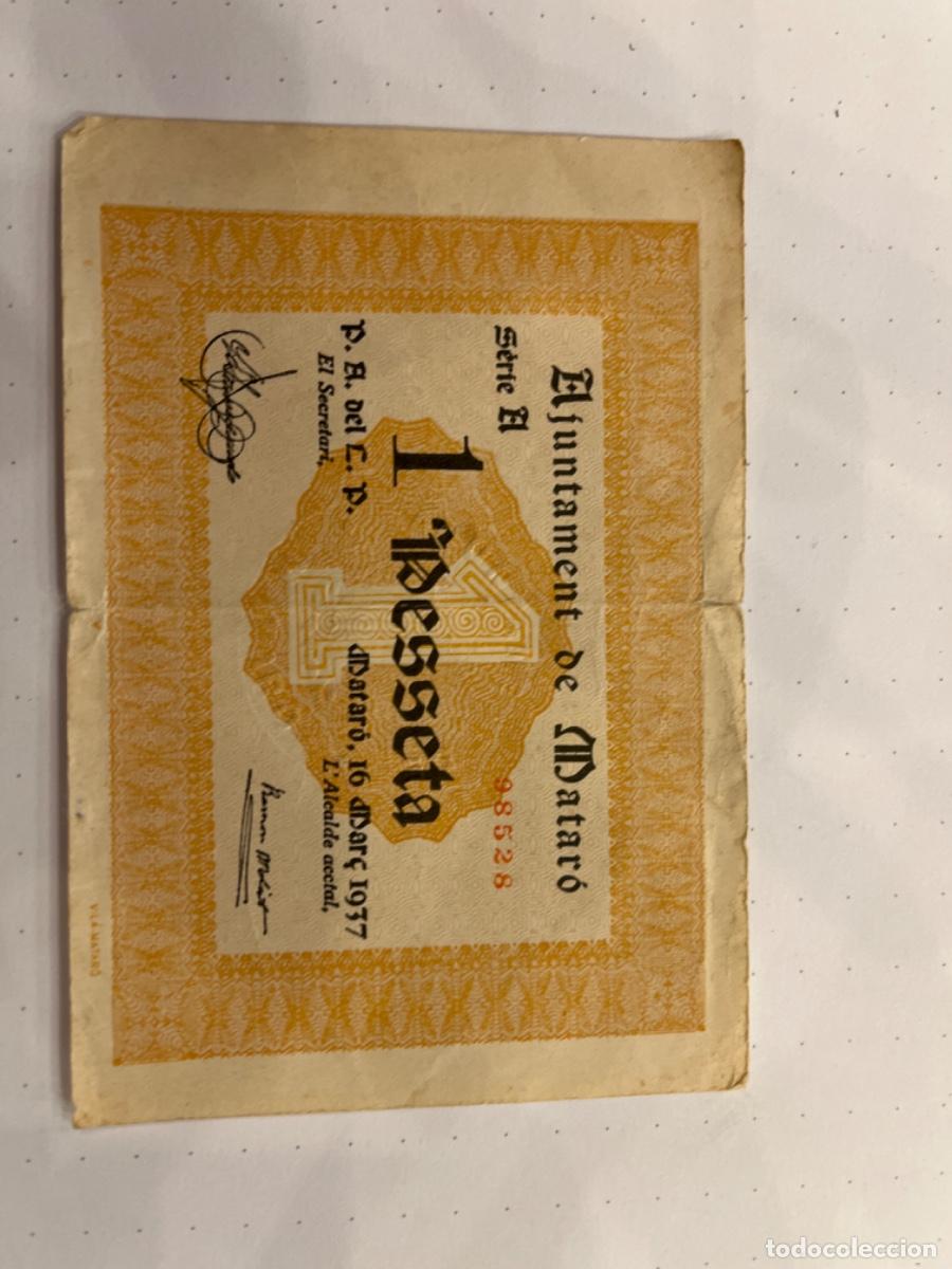 Billetes locales: Billetes locales de Mataro - Foto 1