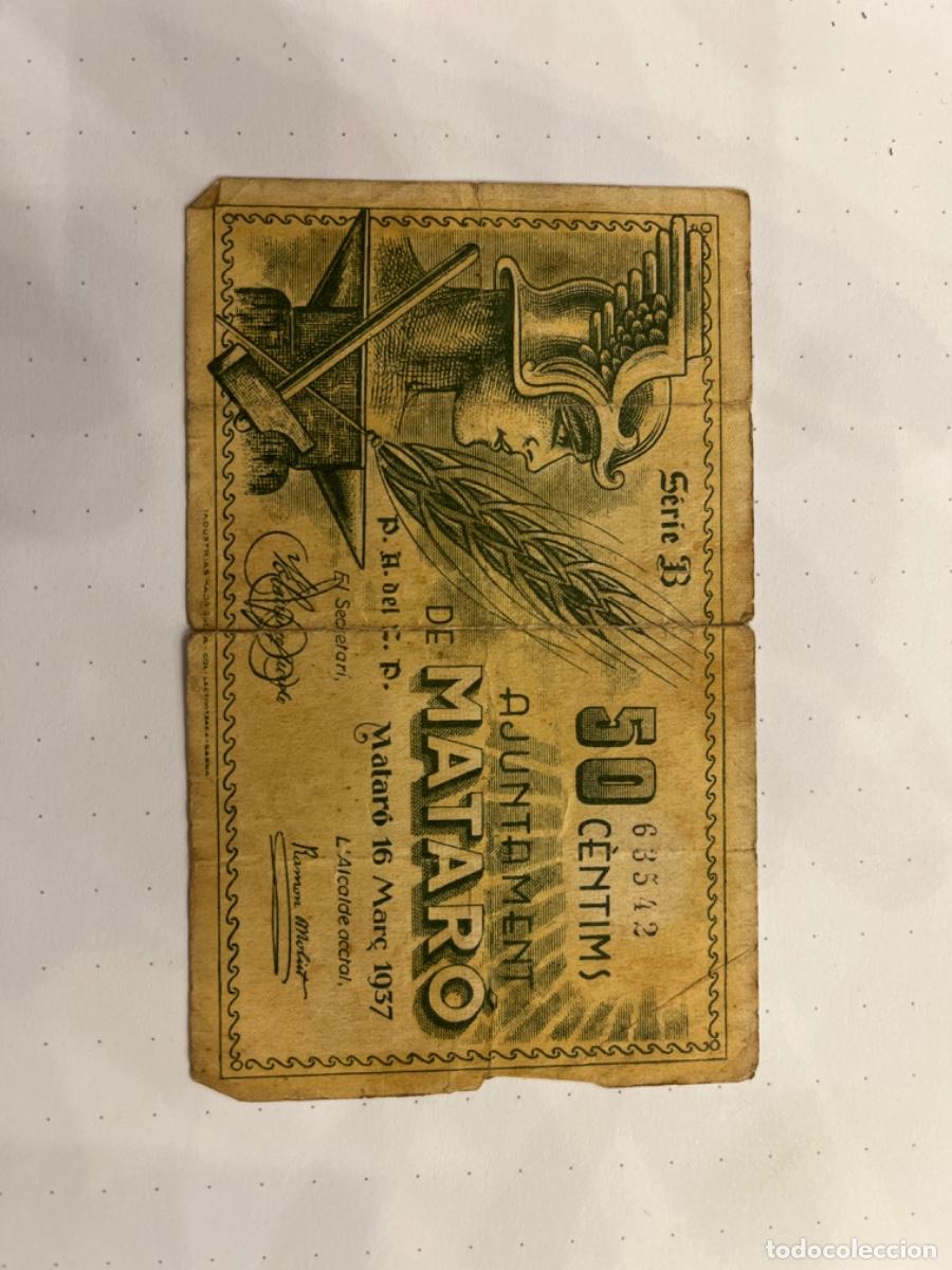 Billetes locales: Billetes locales de Mataro - Foto 1