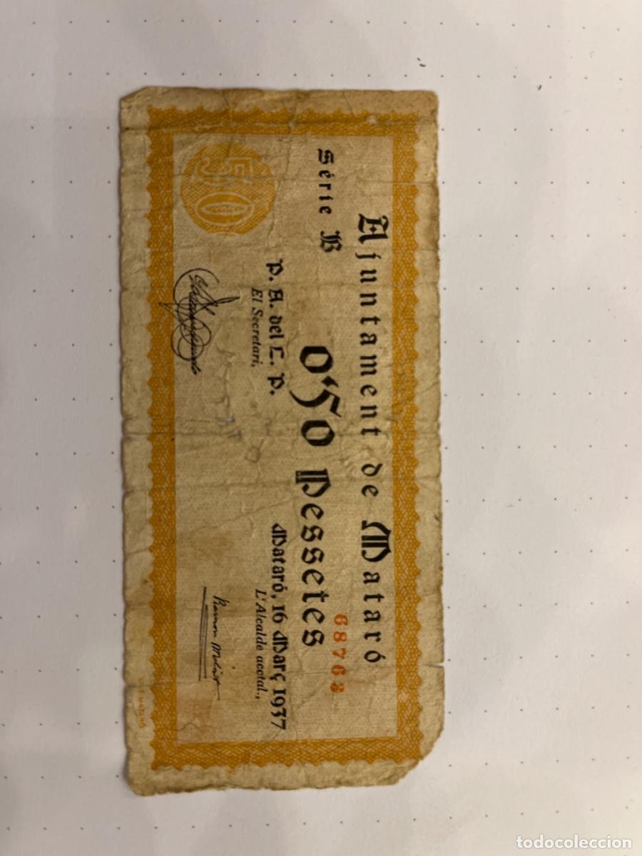 Billetes locales: Billetes locales de Mataro - Foto 1