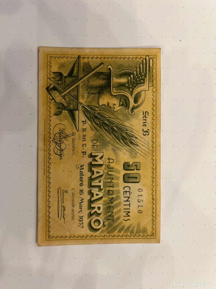 Billetes locales: Billetes locales de Mataro - Foto 1