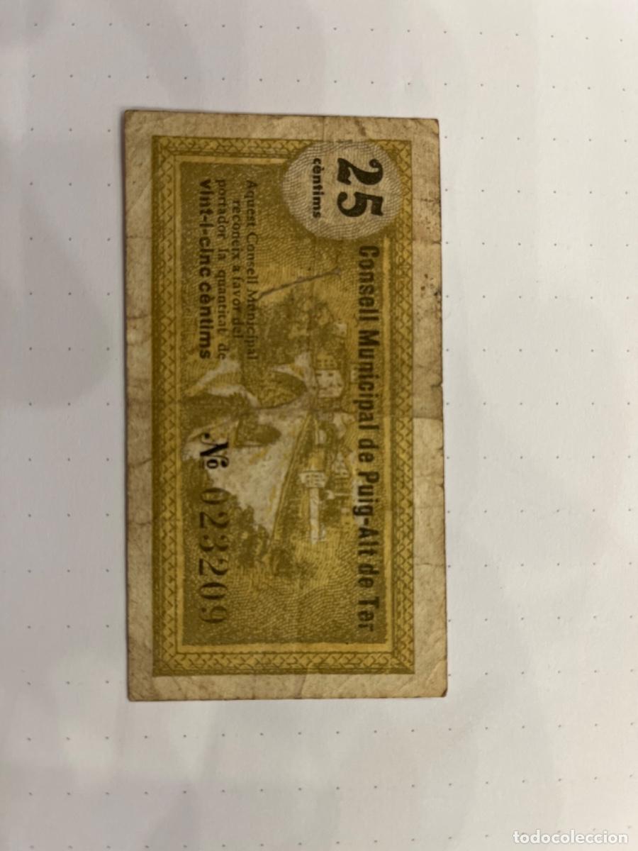 Billetes locales: Billetes locales de Puig-Alt de Ter - Foto 1