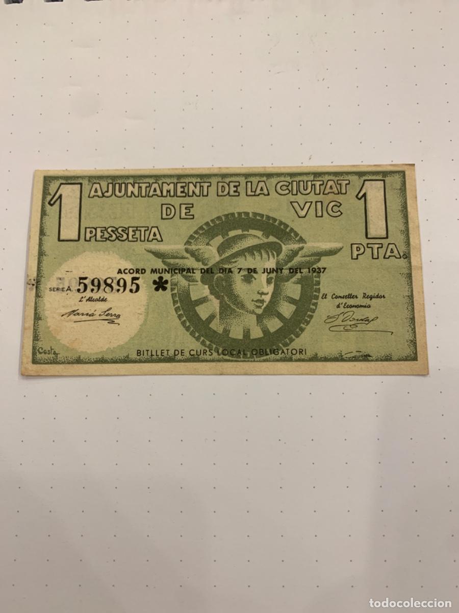 Billetes locales: Billetes locals de Vic - Foto 1