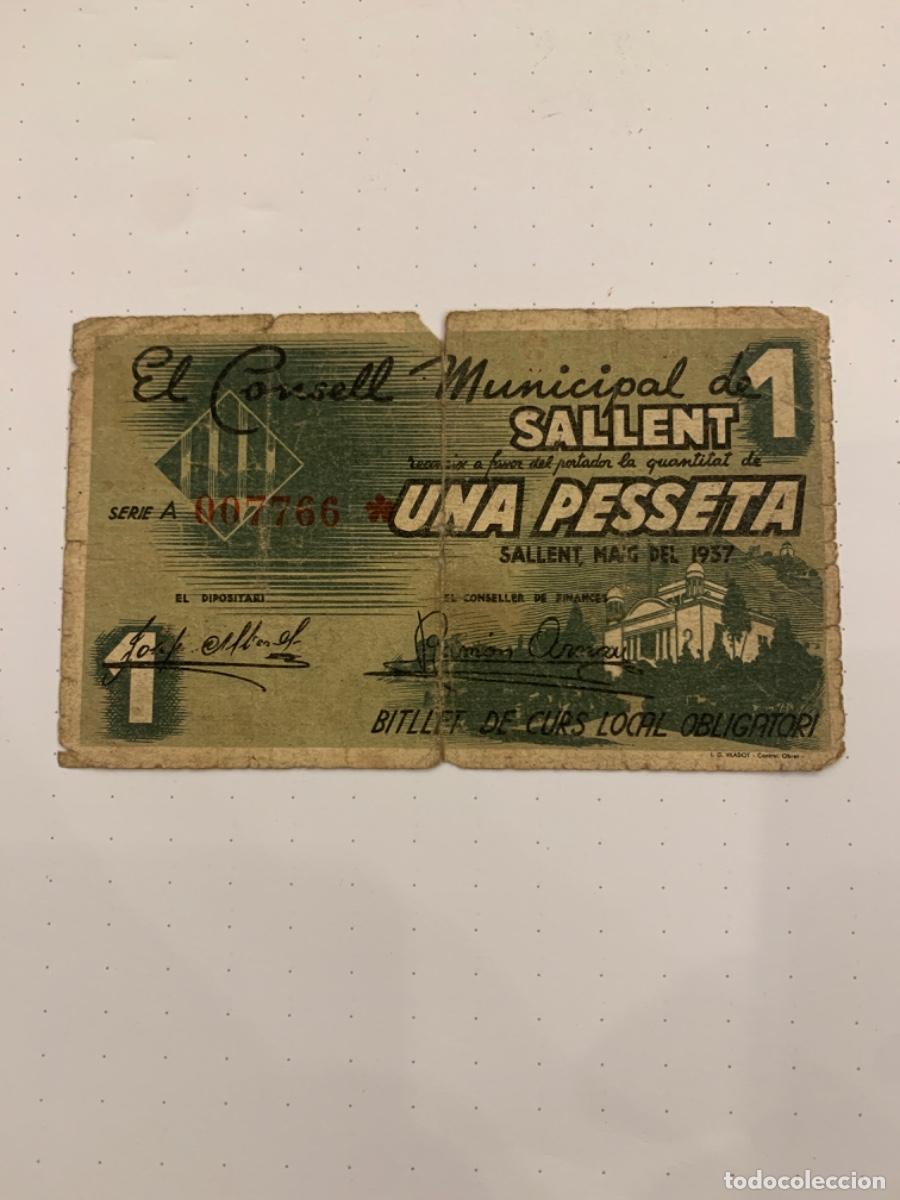 Billetes locales: Billetes locals de Sallent - Foto 1