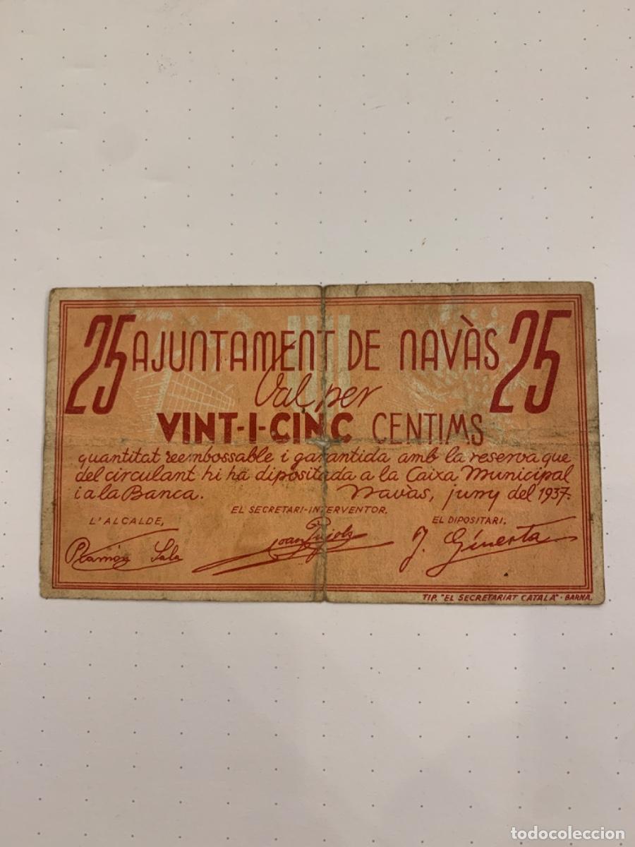 Billetes locales: Billetes locals de Navas - Foto 2