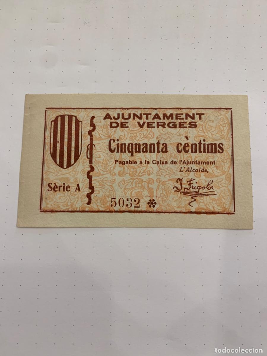 Billetes locales: Billetes locals de Verges - Foto 1