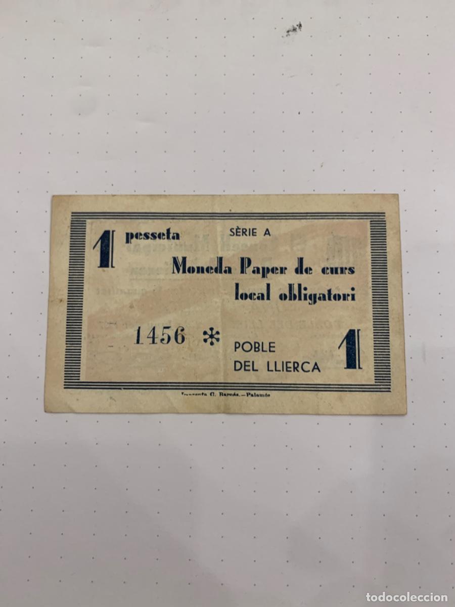 Billetes locales: Billetes locals de Poble de Llierca - Foto 2