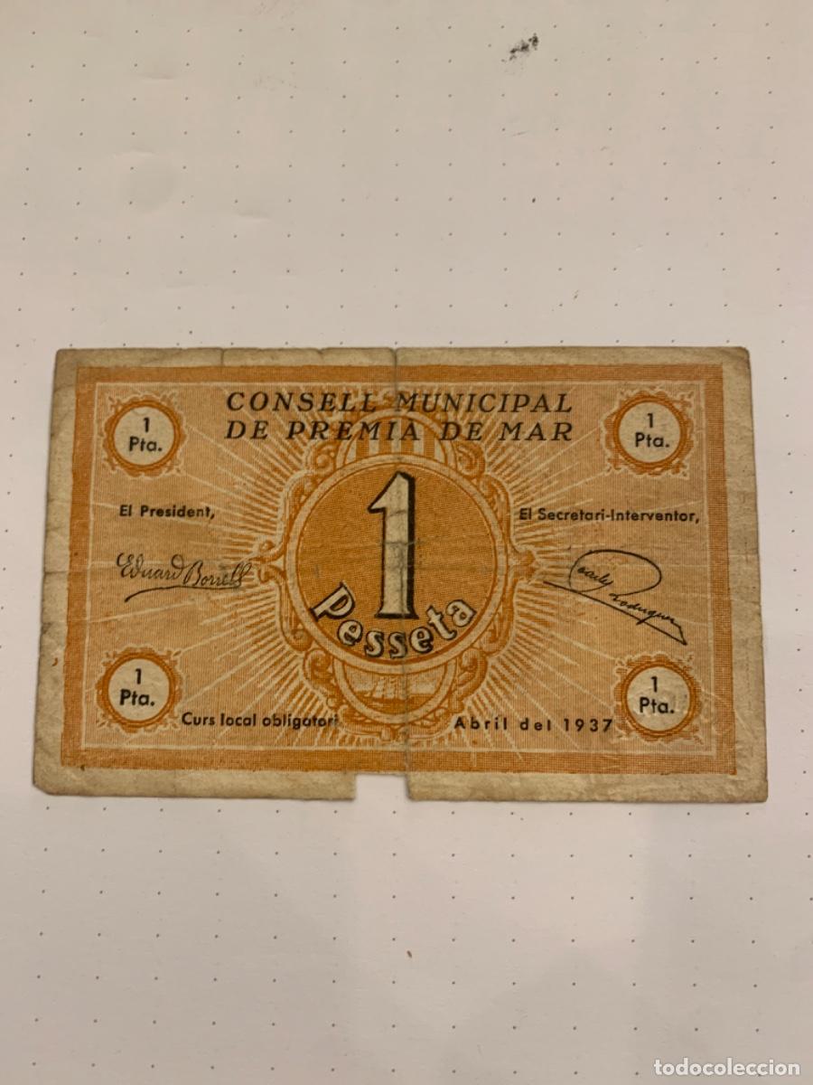 Billetes locales: Billetes locals de Premia de Mar - Foto 1