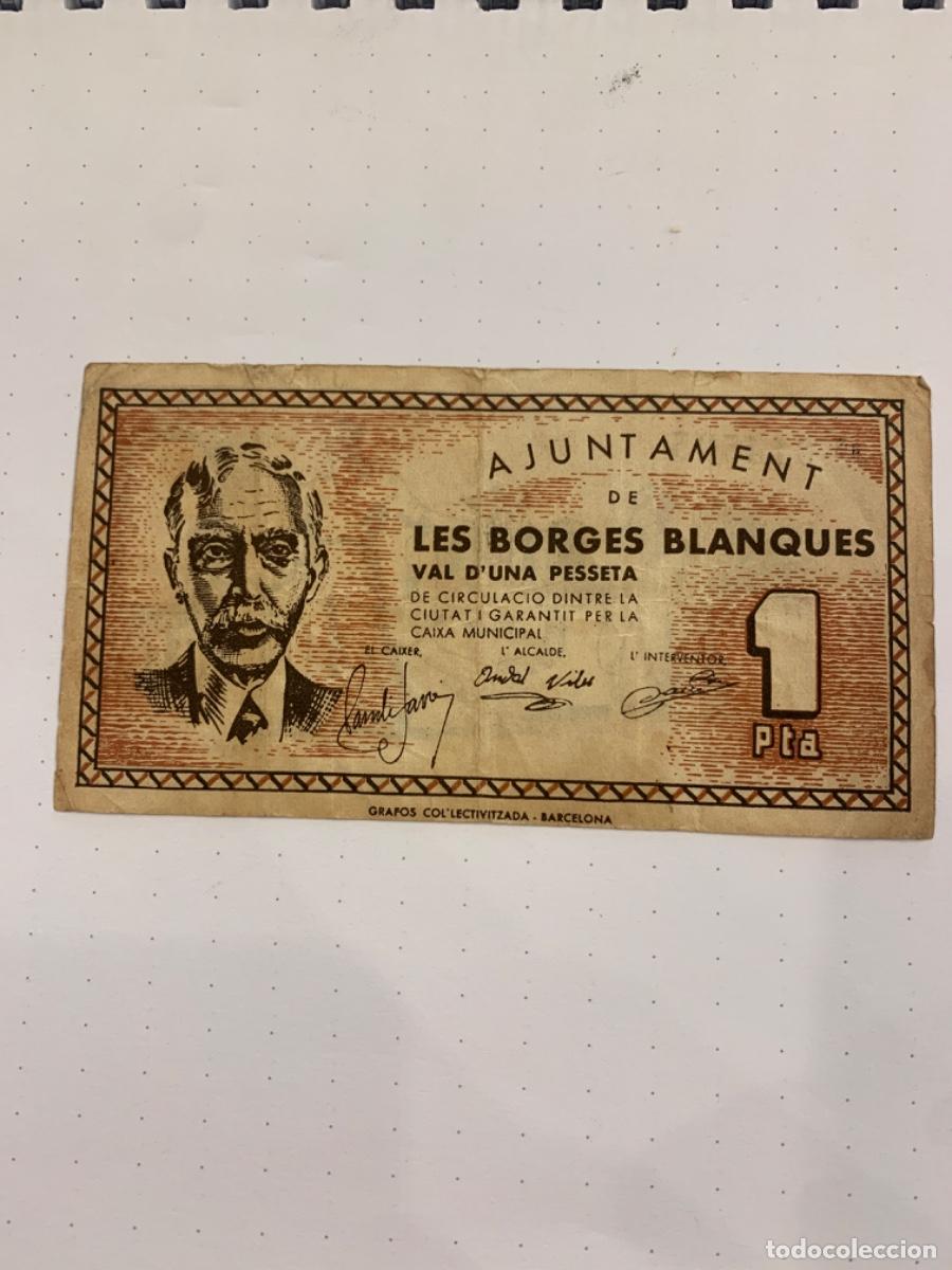 Billetes locales: Billetes locals de Les Borges Blanques - Foto 1