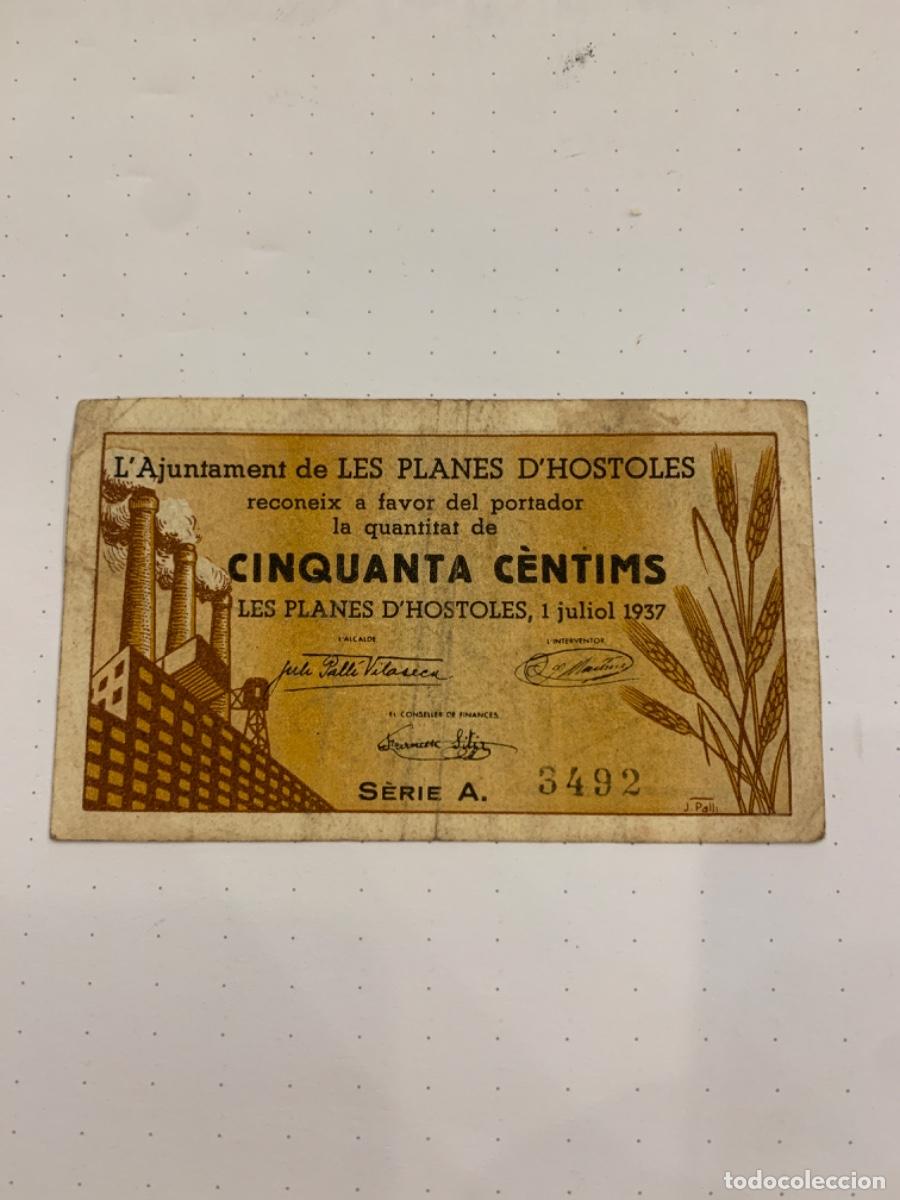 Billetes locales: Billetes locals de Les Planes dHostoles - Foto 2
