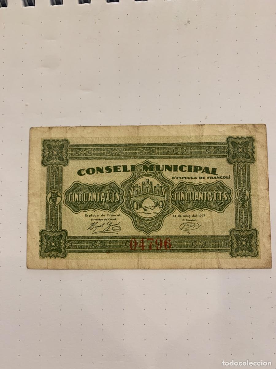 Billetes locales: Billetes locals de DEspluga de Francol&iacute; - Foto 1