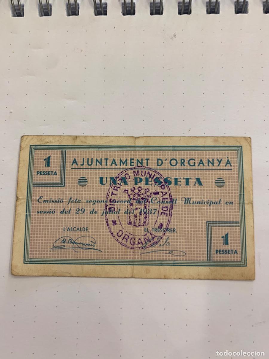 Billetes locales: Billetes locals de DOrganya - Foto 1