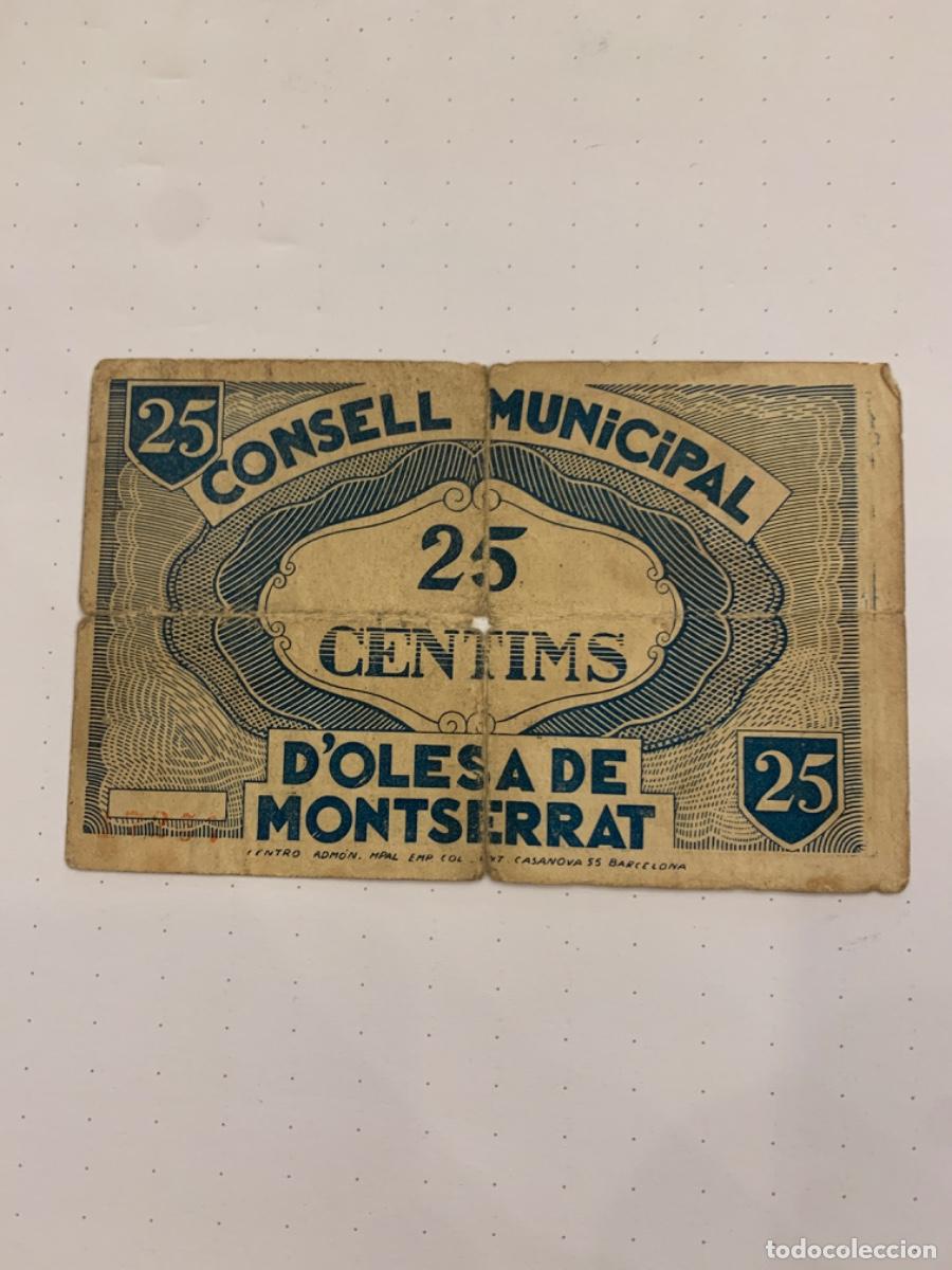 Billetes locales: Billetes locals DOlesa de Monserrat - Foto 2