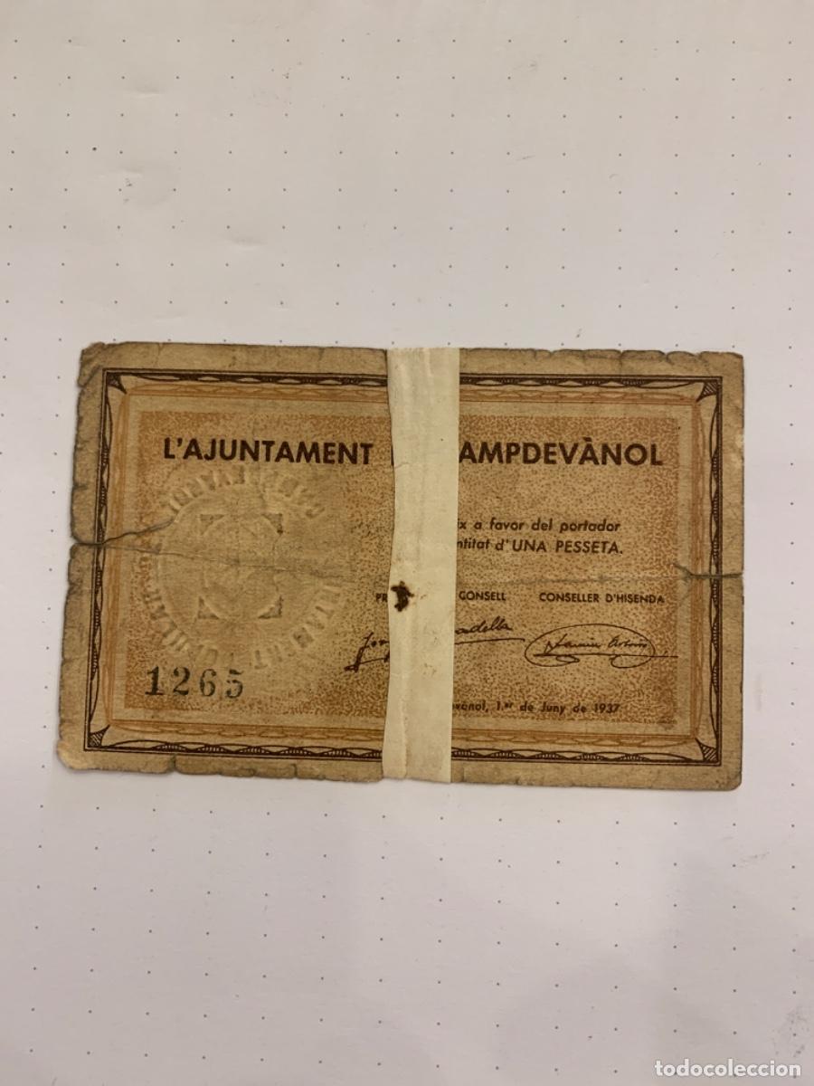 Billetes locales: Billetes locals CampdeVanol - Foto 2