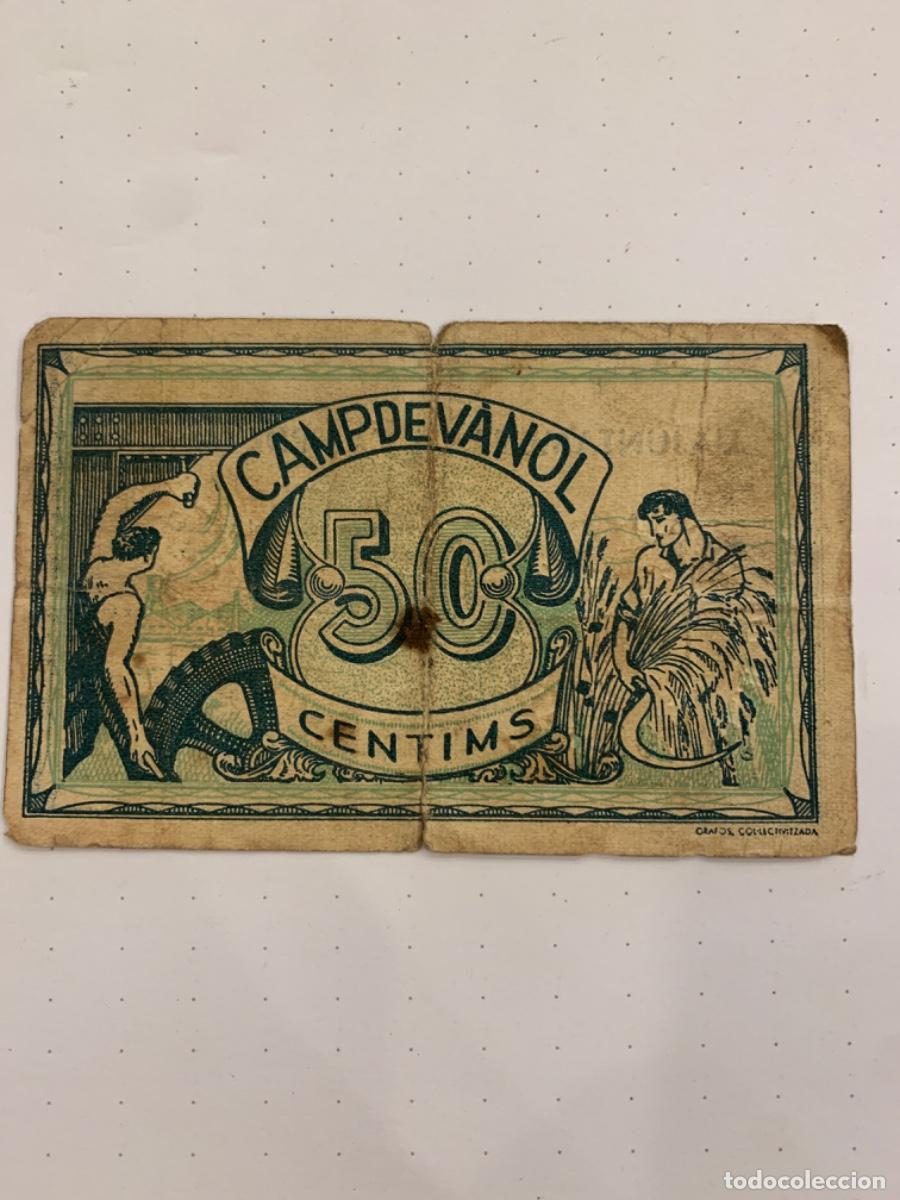 Billetes locales: Billetes locals de CAMPDEV&Agrave;NOL - Foto 1