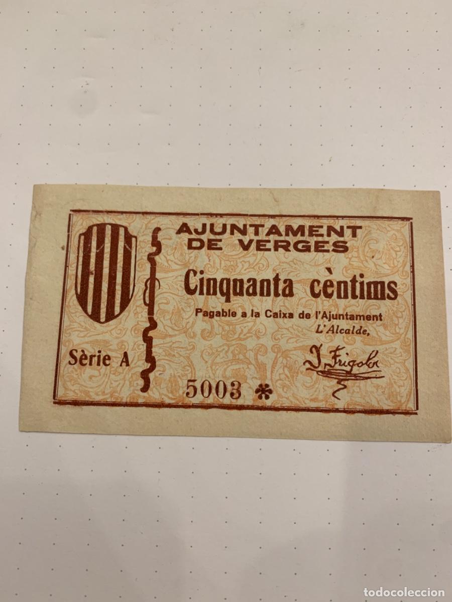 Billetes locales: Billetes locals de Verges - Foto 1