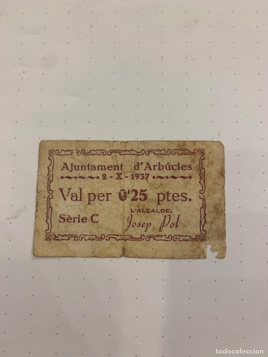 Billetes locales: Billetes locals de Arbucies - Foto 1