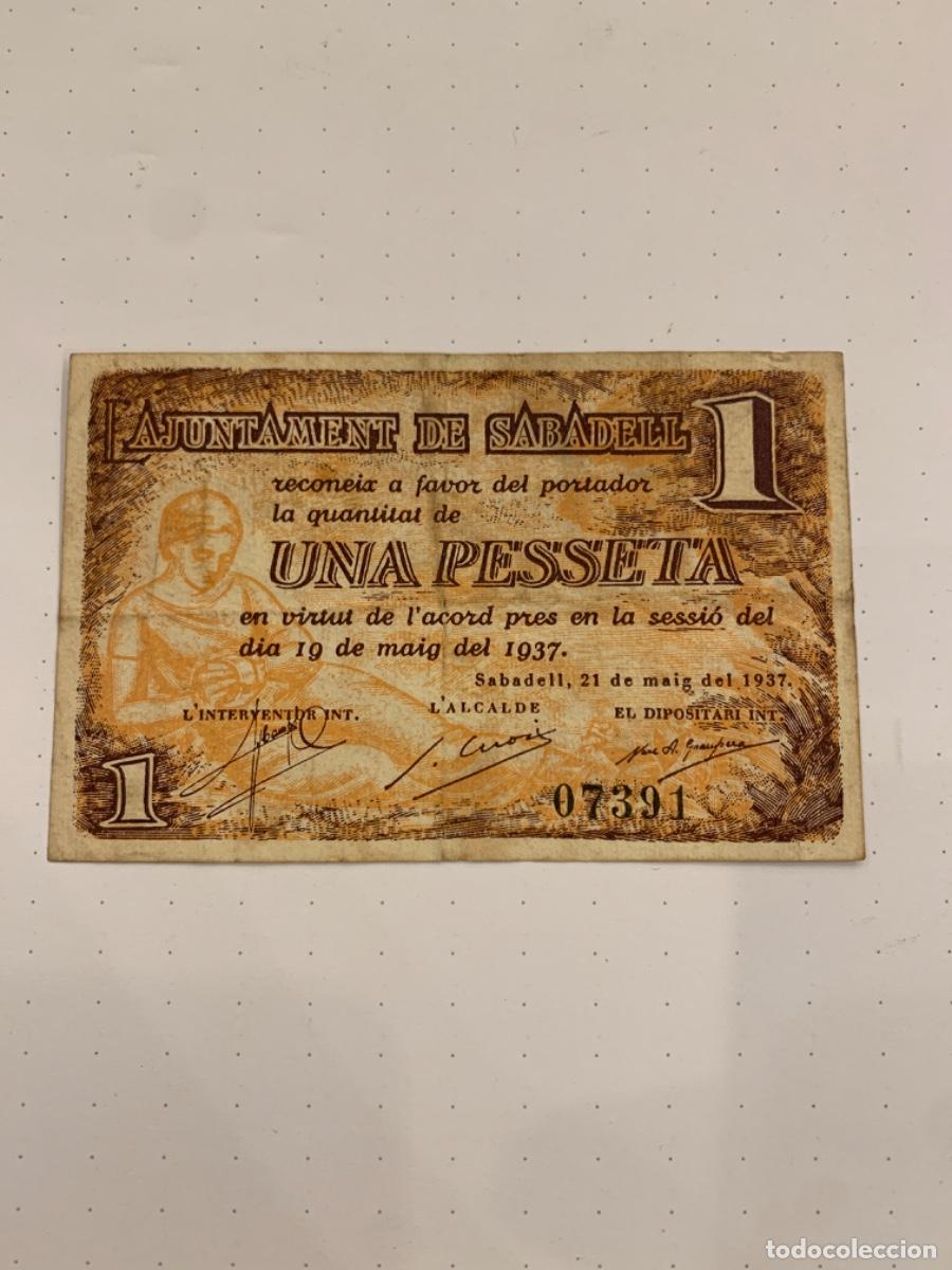 Billetes locales: Billetes locals de Sabadell - Foto 1