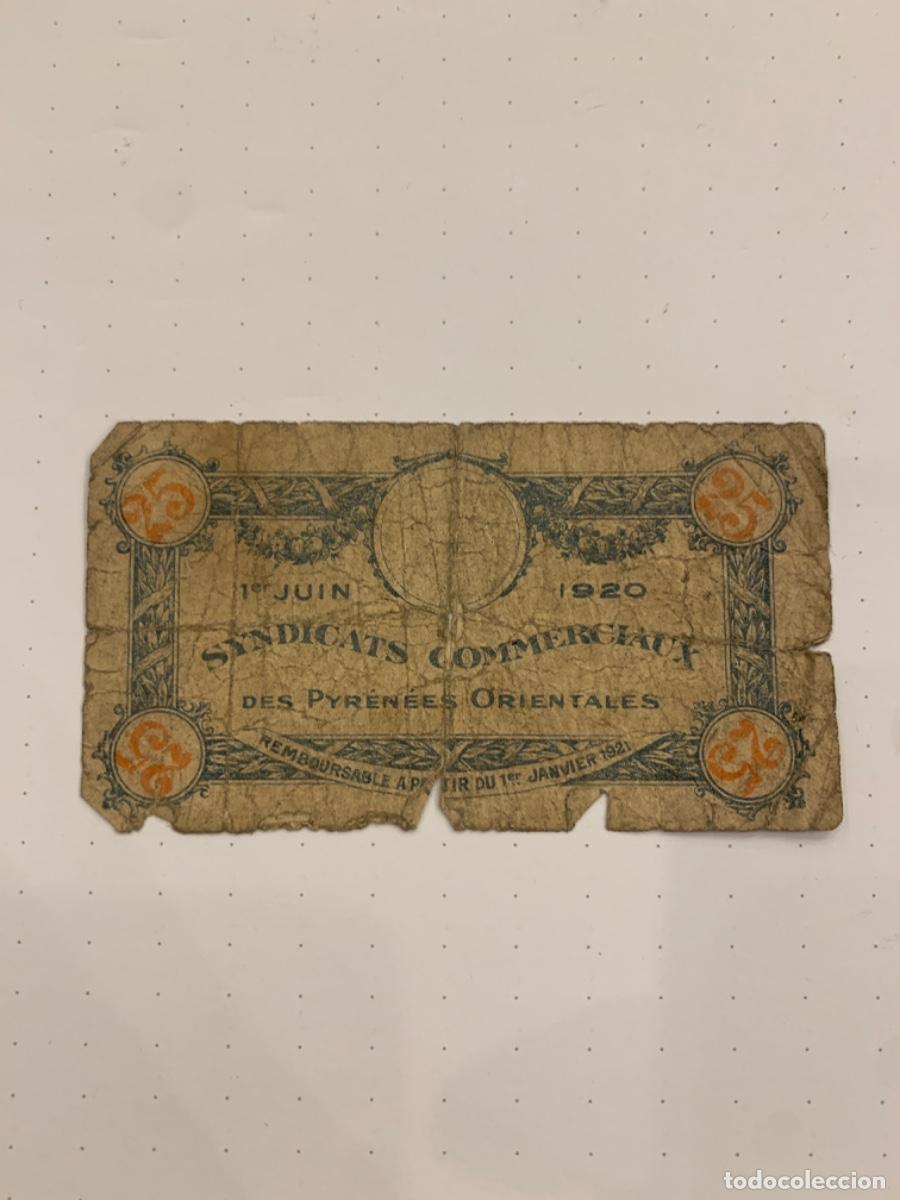 Billetes locales: Billete de Syndicats comerciaux des pyrenees - Foto 1