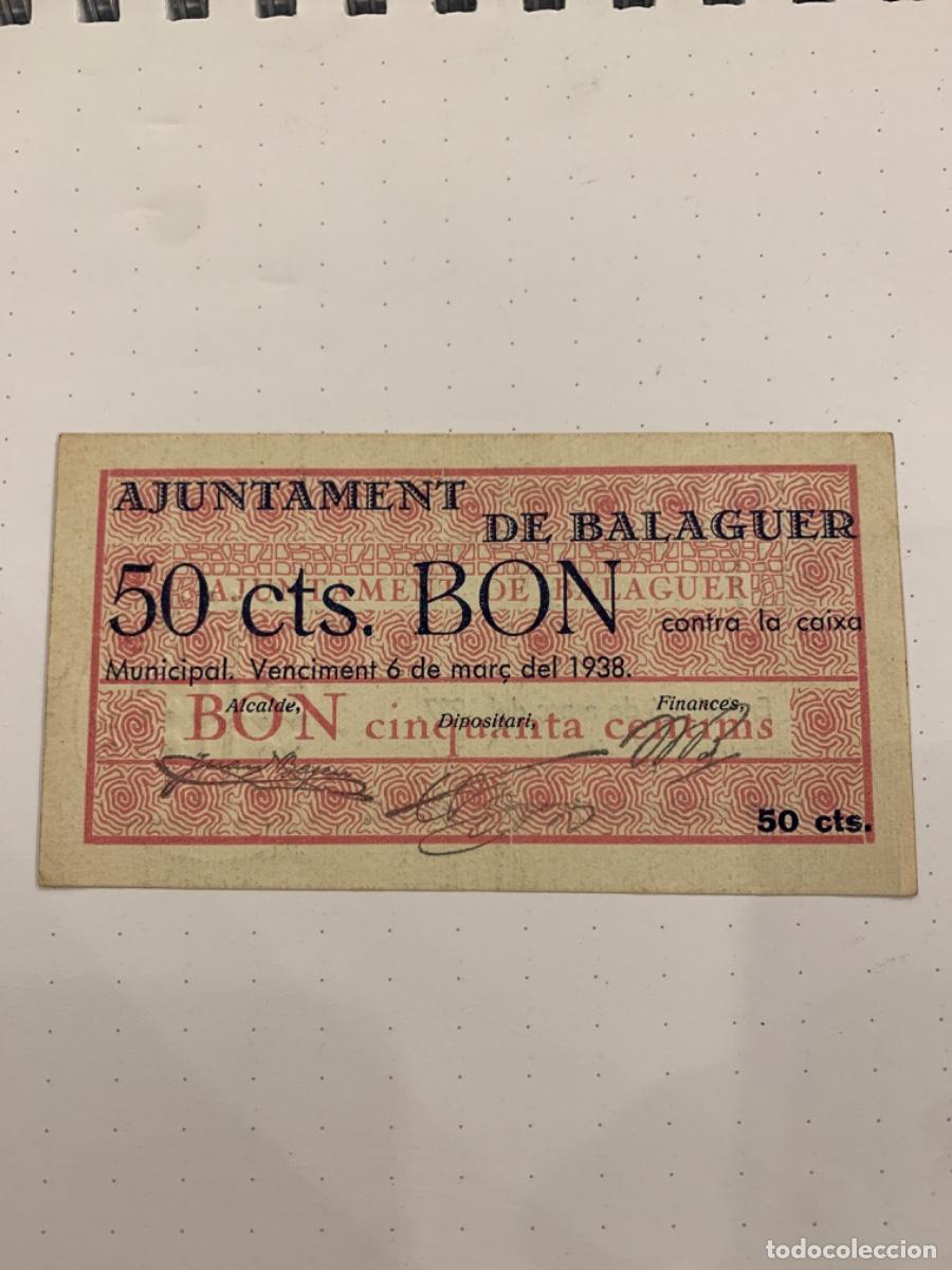 Billetes locales: Billete local de Balaguer - Foto 1